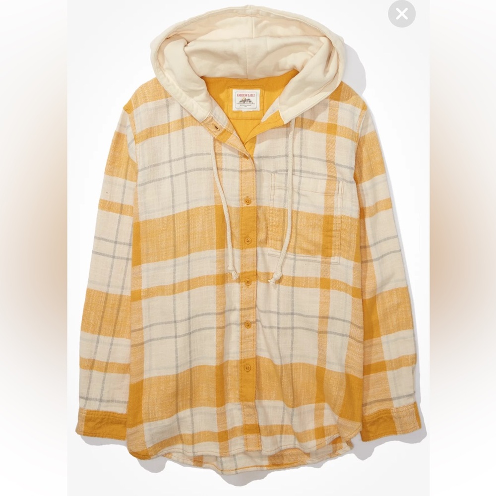 Hooded flannel from AE!